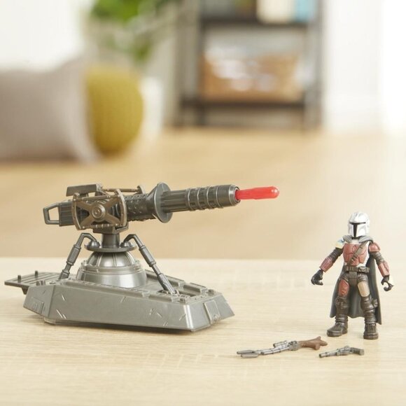 Hasbro Star Wars Mission Fleet Expedition Class I Mandaloriani, Blurrg, Remnant Stormtrooper, Battaglia nel desolato